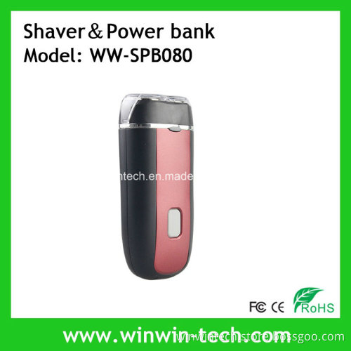 New Item Factory Price 4400mAh Power Bank with Shaver